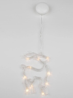 Подвесной светодиодный светильник «Олень» Uniel ULD-H1419-010/STA/3AAA Warm White IP20 Deer UL-00007252