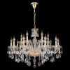 Люстра подвесная Crystal Lux MONICA SP10+5 GOLD