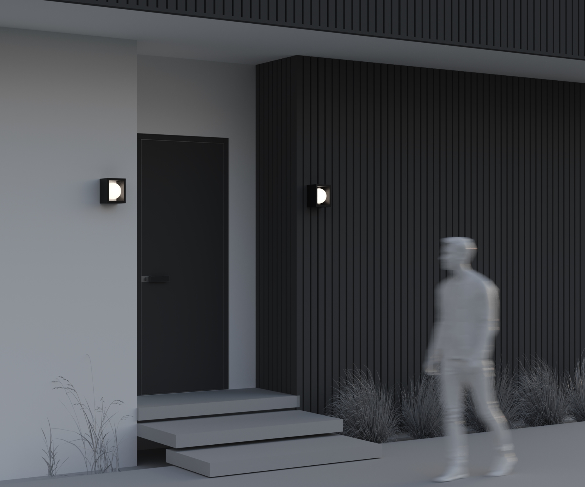 Уличный настенный светильник Maytoni Slate O483WL-L10GF3K