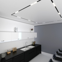 Трековый магнитный однофазный светодиодный светильник Elektrostandard Slim Magnetic 85008/01 белый a059191