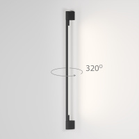 Уличный настенный светодиодный светильник Elektrostandard Argos (35122/D) черный a069746