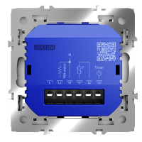 Терморегулятор электронный с индикацией и датчиком, для теплого пола Voltum S70 (серый) VLS070116