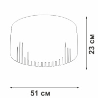 Люстра хрустальная Vitaluce V5180-1/8PL