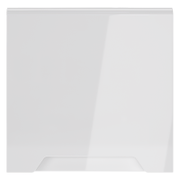 Накладка для розетки с заземлением, защитными шторками и крышкой Voltum S70 (белый глянцевый) VLS000801