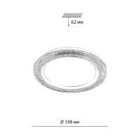 Светильник настенно-потолочный светодиодный Sonex VENDY 7782/DL