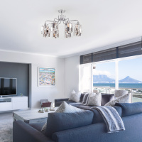 Потолочная люстра Eurosvet Scoppio 10101/8 хром/прозрачный хрусталь Strotskis a044069