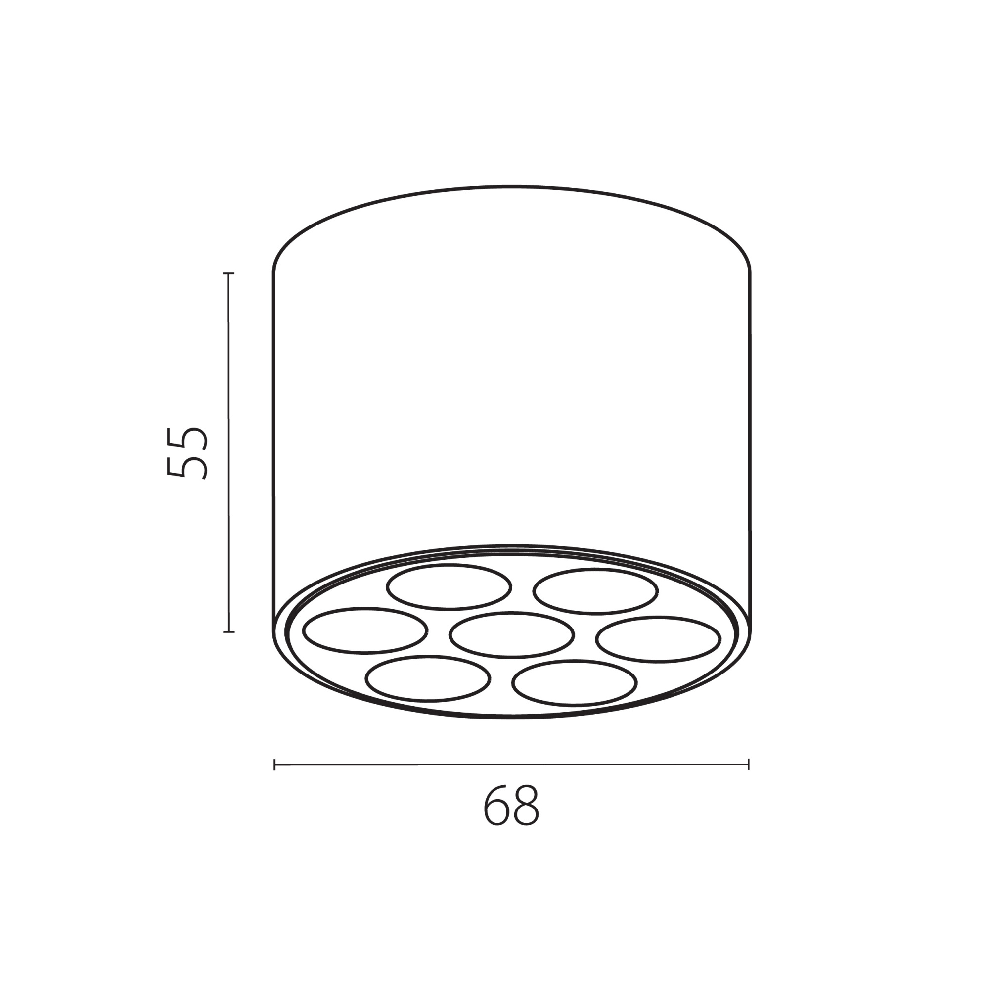 Светильник потолочный светодиодный Lightstar Guarda 080647