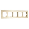 Рамка на 5 постов Werkel AluMax шампань алюминий W0053511