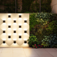 Уличный настенный светильник Elektrostandard Winner 1548 TECHNO LED черный a038410