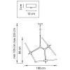 Подвесная люстра Lightstar Struttura 742066 Подвесная люстра Lightstar Struttura 742066