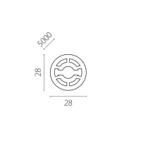 Профиль круглый силиконовый D28 Lightstar Profiled 442805