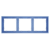 Рамка пластиковая на 3 поста Voltum S70 (деним) VLS100315