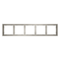 Рамка пластиковая VOLTUM S70 на 5 постов, (кашемир) VLS100503