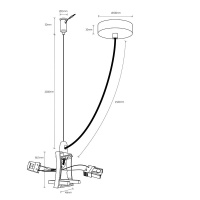 Соединитель с блоком питания для 7548/7549 HANOK 7553 Mantra Hanok 7553