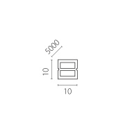 Профиль квадратный силиконовый 10х10 мм (тип А) Lightstar Profiled 441005