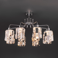 Потолочная люстра Eurosvet Scoppio 10101/8 хром/прозрачный хрусталь Strotskis a044069