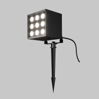 Уличный грунтовый светодиодный светильник Maytoni Ares O309FL-L18B3K