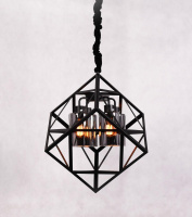 Подвесная люстра Lumina Deco Brutte LDP 11339-4 BK