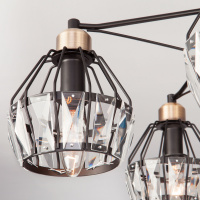 Потолочная люстра Eurosvet Lord 70075/5 черный 00000083338