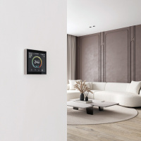 Умный сенсорный терморегулятор с LCD дисплеем Werkel (дымчатый) W1851104 a071605