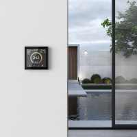 Умный сенсорный терморегулятор с LCD дисплеем Werkel (черный) W1851108 a071214