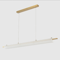 Светильник подвесной светодиодный Crystal Lux TUNNEL SP40 LED BRASS