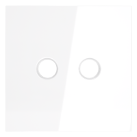 Накладка для розетки телевизионной оконечной TV+SAT Voltum S70 (белый глянцевый) VLS001601