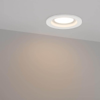 Встраиваемый светодиодный светильник Arlight LTD-80WH 9W Warm White 120deg 018043