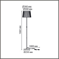 Торшер Lumion TUNE 8302/1F