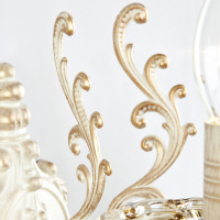 Бра Eurosvet Elisha 3281/2 белый с золотом/тонированный хрусталь Strotskis 00000065240