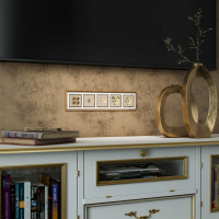 Накладка для двойной розетки Еthernet RJ-45 шампань Werkel W1191111 4690389157530 a050852 Накладка для двойной розетки Еthernet RJ-45 шампань Werkel W1191111 4690389157530 a050852