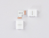 Соединитель угловой L для светодиодной ленты 2835 12/24V (3 конт.) 10 шт Ambrella light GS GS6601