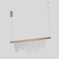 Светильник подвесной светодиодный Crystal Lux VALENTIN SP22W LED GOLD