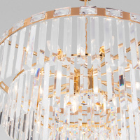 Люстра хрустальная Eurosvet Elegante 10130/10 золото/прозрачный хрусталь Strotskis a060643 Люстра хрустальная Eurosvet Elegante 10130/10 золото/прозрачный хрусталь Strotskis a060643