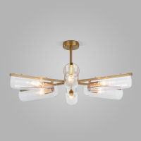 Люстра на штанге Eurosvet Trompeta 70144/6 латунь a060897