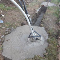 Парковый светильник FUMAGALLI EKTOR/GLOBE 400 modern G41.372.000.AYE27