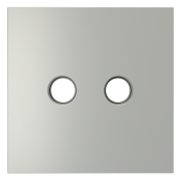 Накладка для розетки телевизионной оконечной TV+SAT Voltum S70 (сталь) VLS001605