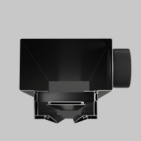 Диффузор с отражателем, линейный, для натяжного потолка, черный, КСД тип 2 Maytoni Aero ARO-LD-SC-000002