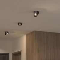 Потолочный светодиодный светильник Elektrostandard Glide 25100/LED чёрный жемчуг a059330