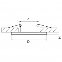 Рамка для светильника Lightstar Intero 16 217617
