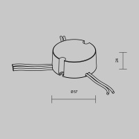Источник тока (драйвер) 15Вт 10-42В Maytoni Dali Lighting control 721026