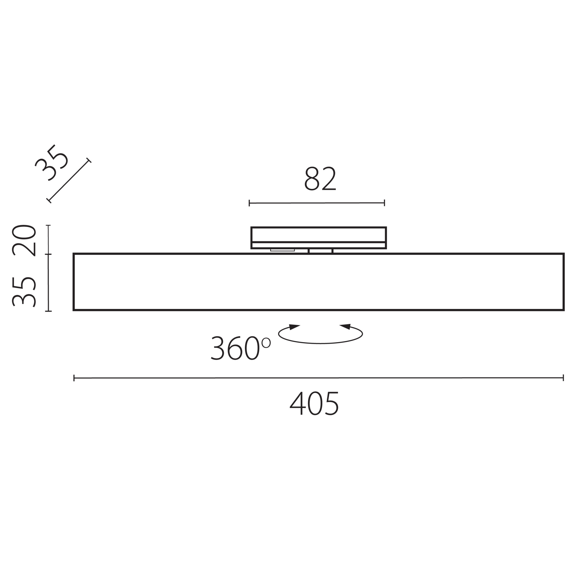 Трековый однофазный светодиодный светильник Lightstar Lilla 202146