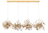 Люстра подвесная Crystal Lux GARDEN SP3х4 L1600 GOLD