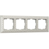 Рамка на 4 поста Werkel WL07-Frame-04 Antik жемчужный a031785