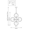 Подвесная люстра Lightstar Alfa 745077