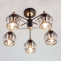 Потолочная люстра Eurosvet Lord 70075/5 черный 00000083338