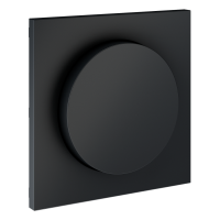 Накладка для светорегулятора поворотно-нажимного Voltum S70 (графит) VLS002007