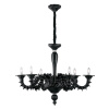 Подвесная люстра Ideal Lux Ca Rezzonico SP6 Nero 007724