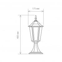 Ландшафтный светильник Elektrostandard GL 1004S черное золото a035743