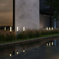 Уличный грунтовый светодиодный светильник Elektrostandard Invi (35155/F) черный a069445